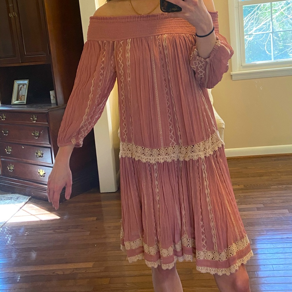 Floreat Orchard Lace dress from Anthropologie